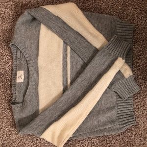 open back knitted sweater